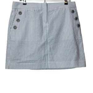 J.Crew Factory Seersucker Mini Skirt